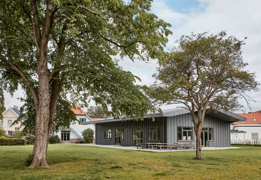 Sankt Birgitta Skole får superflot ”stålbarak”, Privat Skole - Østergade 64, 4930 Maribo